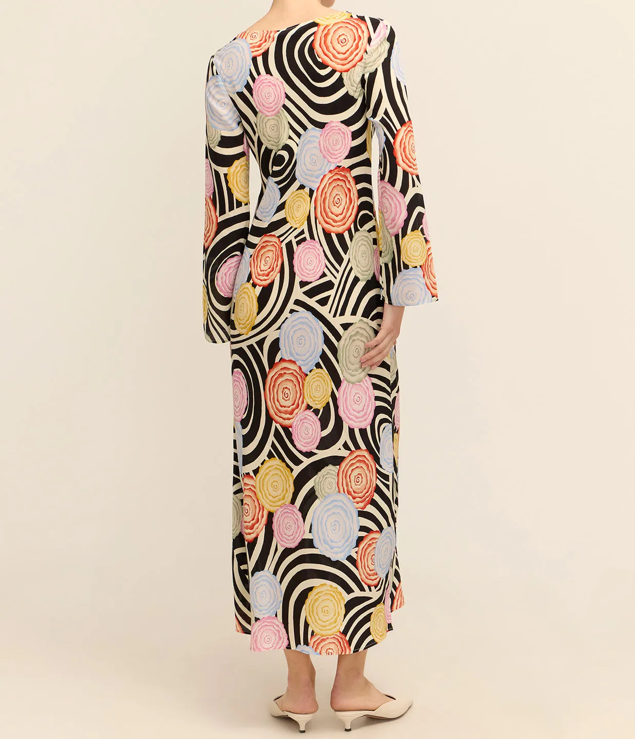 Alondra Long Sleeve Dress in Whirlpool Floral