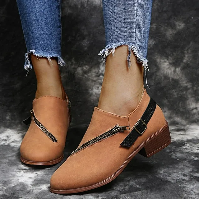 MARY™ RETRO AUTUMN ORTHOPEDIC ANKLE BOOTS